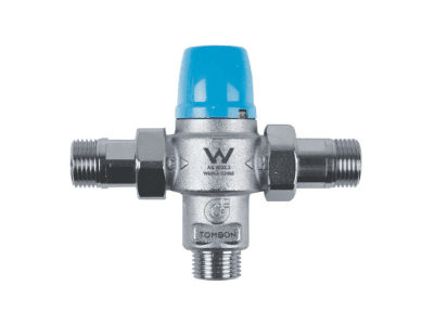 A close up photo of a Thomson Tempering Valve